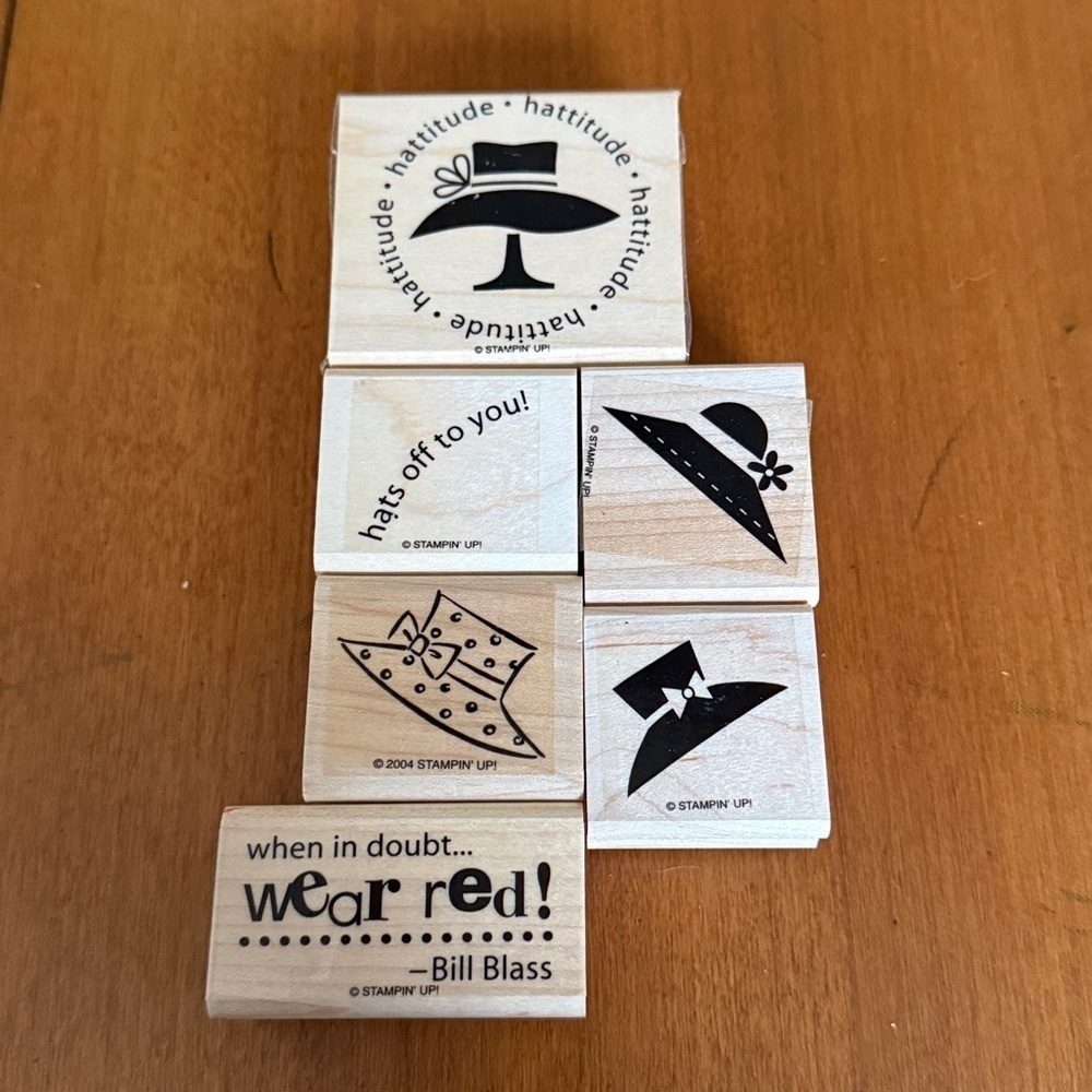 Stampin' Up! Stylish Hat Stamps Set 6